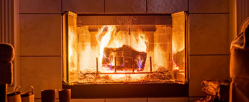 Mendota Hearth Landscape Fireplace Installation in Beacon, New York