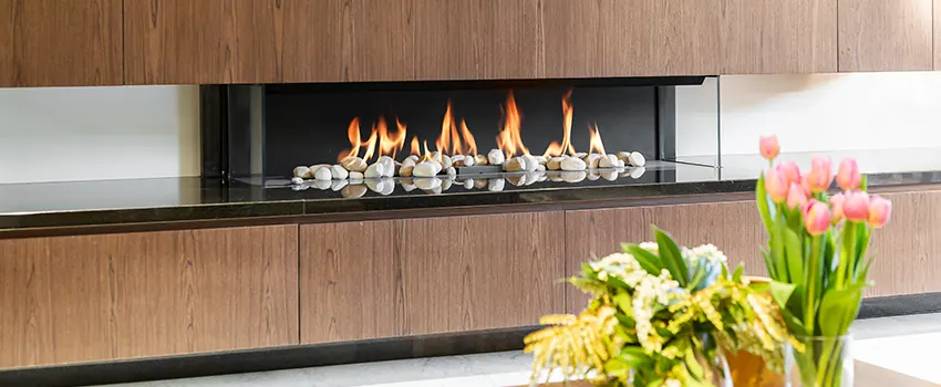 Double-height Fireplace Design Refurbishment in Beacon, New York